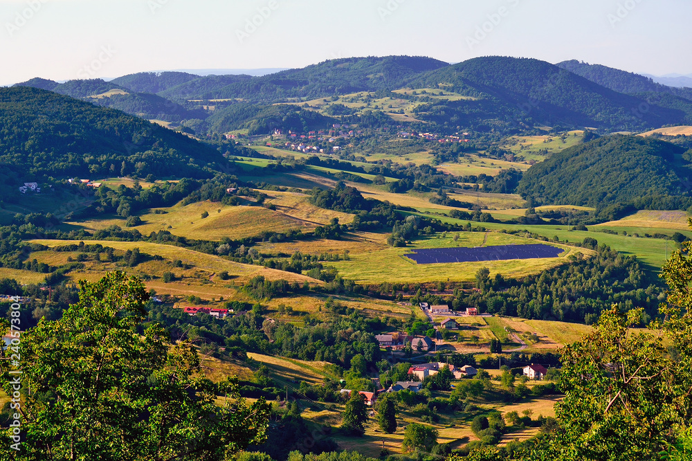 Landscape with village
