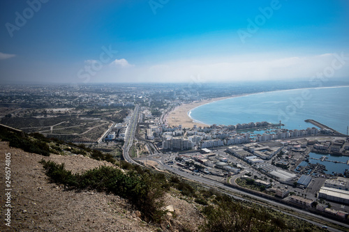 widok na Agadir, Maroko