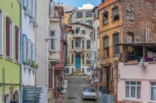 Istanbul  Turkey - even if almost unknown among the tourists  the districts of Fener   Balat are maybe the most typical and colorful areas of Istanbul  with their Greek  Jewish and Byzantine heritage