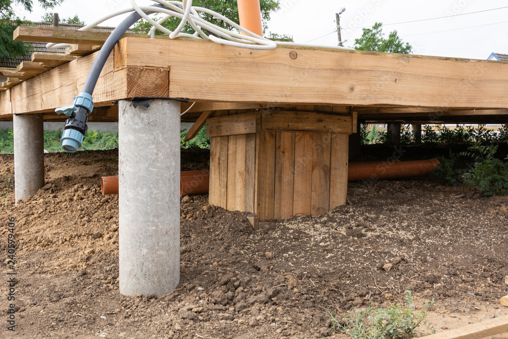 Drainage of a private house. Water supply system in a private house. Drainage of a private house. Water supply system in a private house.