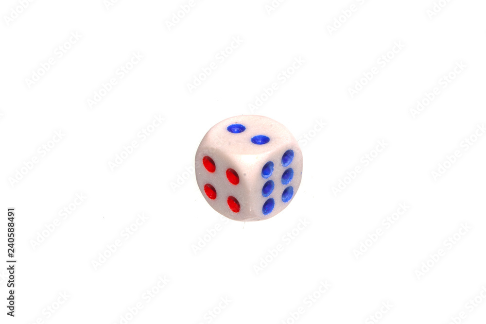 dice isolated on white background dice isolated on white background