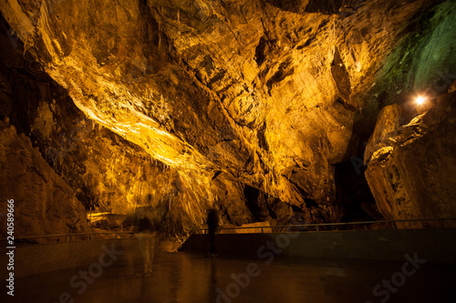 Caves and nature around  Hamadan, western Iran. One stop during a roadtrip in Iran. Rocks in the underground. photo