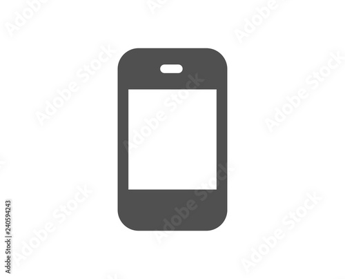 Smartphone icon. Cellphone or Phone sign. Ð¡ommunication Mobile device symbol. Quality design element. Classic style icon. Vector