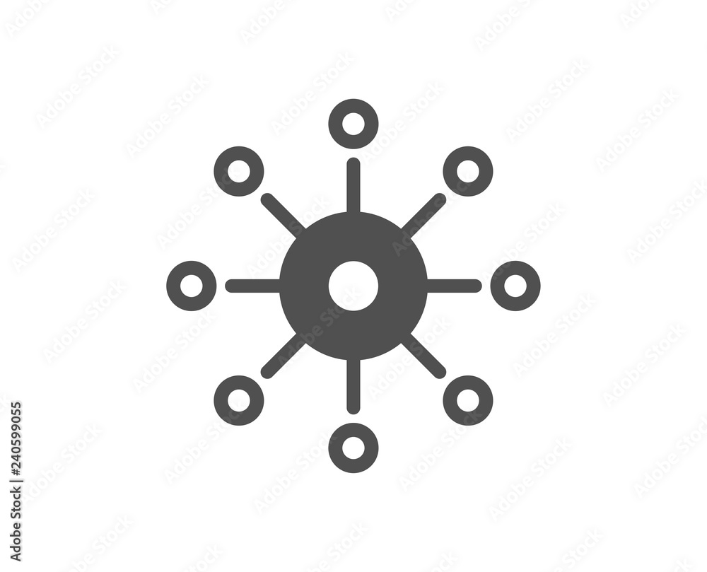 Multichannel icon. Multitasking sign. Omnichannel symbol. Quality design element. Classic style icon. Vector Multichannel icon. Multitasking sign. Omnichannel symbol. Quality design element. Classic style icon. Vector
