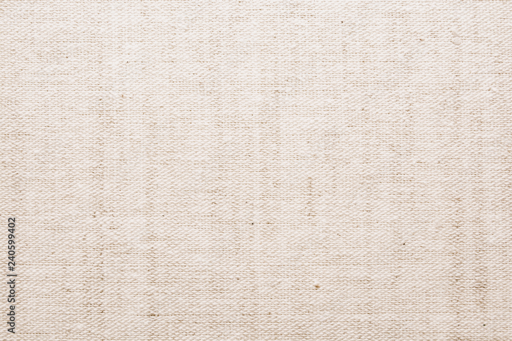 Fototapeta premium Texture of natural linen fabric