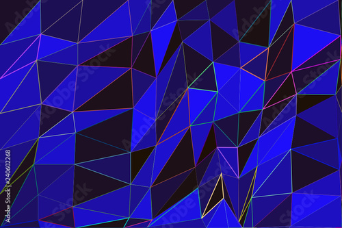 Abstrakter Low-Poly-Hintergrund aus Dreiecken