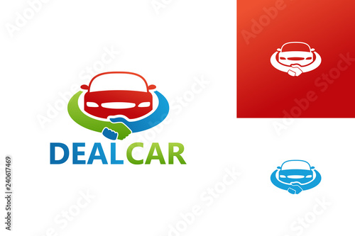 Deal Car Logo Template Design Vector, Emblem, Design Concept, Creative Symbol, Icon