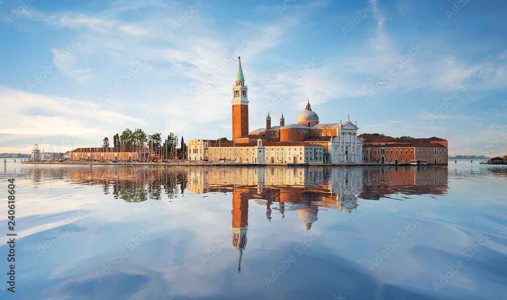 Morning on venetian island