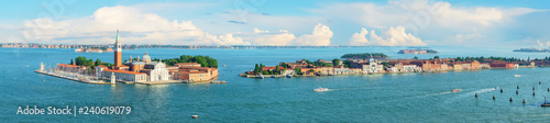 Aerial panorama of Venice