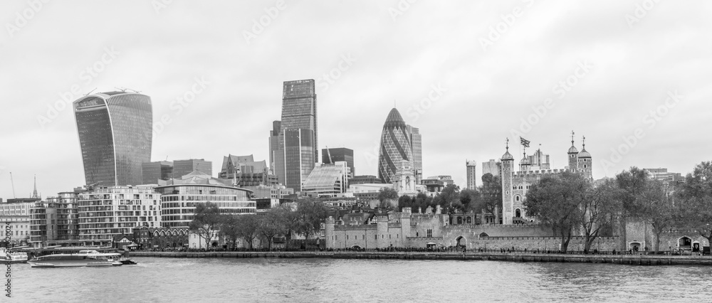 cityscape of city of london
