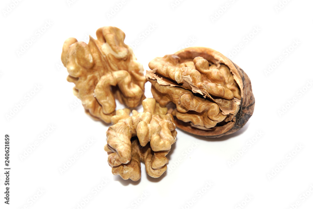 geschälte Walnuss, Echte Walnuss (Juglans regia) geschälte Walnuss, Echte Walnuss (Juglans regia)