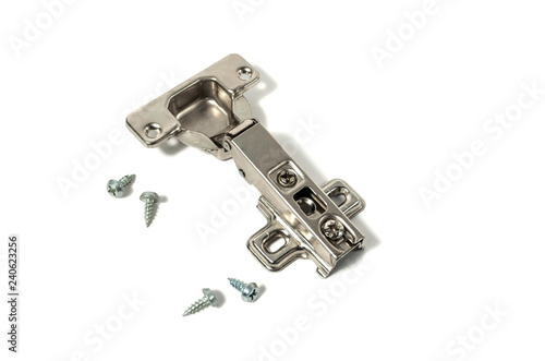 Furniture canopy on white background, furniture fittings,furniture hinge.