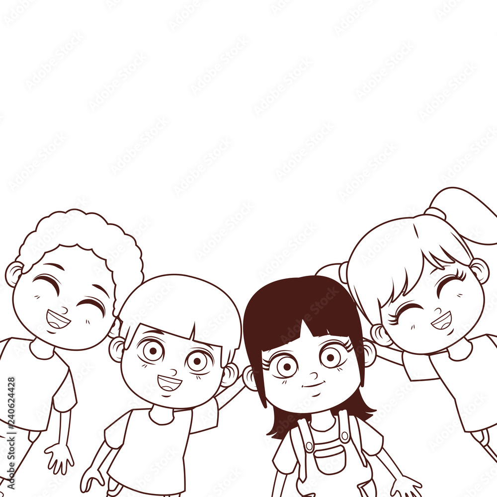 cute children cartoon