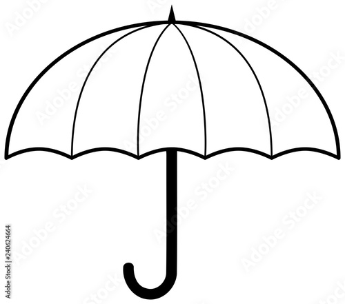 Umbrella icon for web, mobile and infographics. Vector illustration.