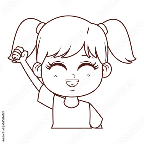 cute girl cartoon