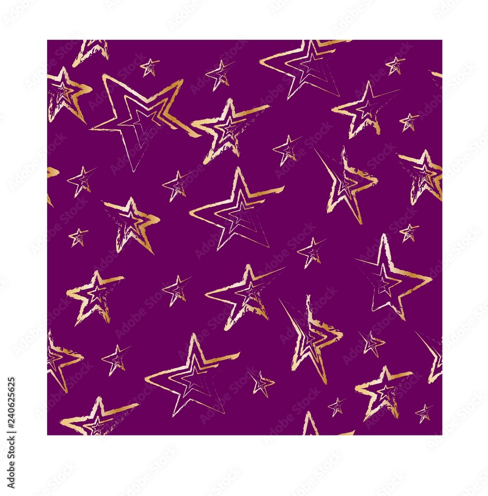 Sky with stars vector pattern Sky with stars vector pattern