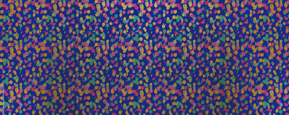 Glitter water color dots seamless background pattern