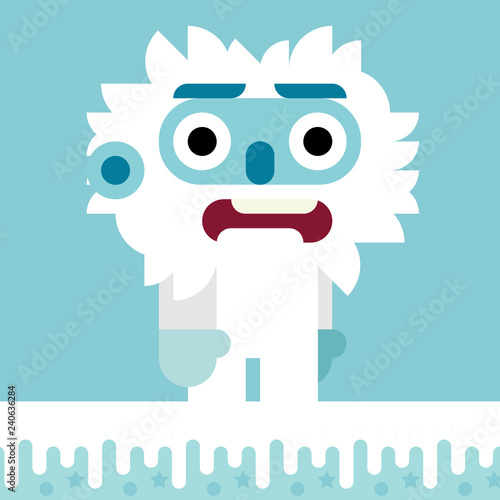 Yeti Flat design