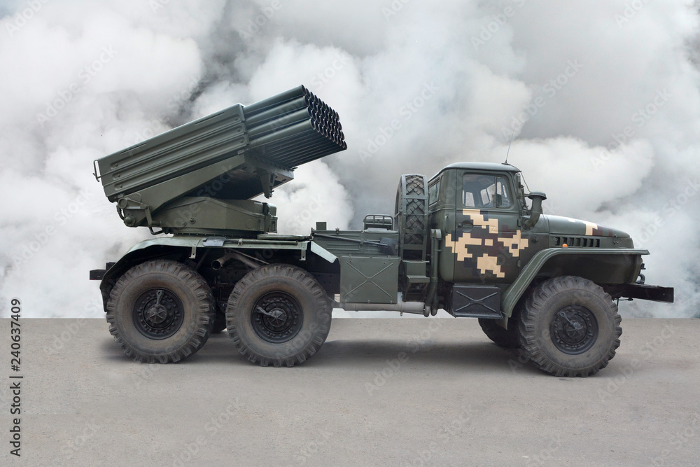 reactive system of a volley fire caliber a 122 mm reactive system of a volley fire caliber a 122 mm