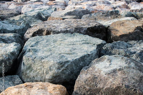 close up of big stone