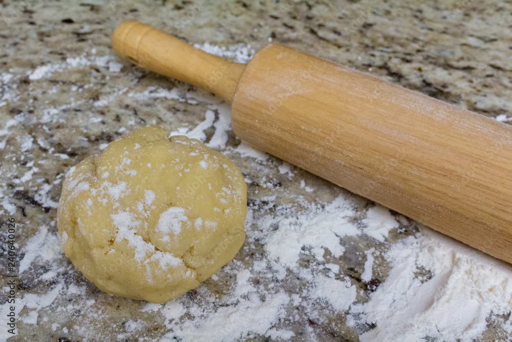Dough and Rolling Pin Dough and Rolling Pin