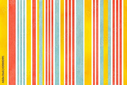 Wallpaper Mural Watercolor striped background. Torontodigital.ca