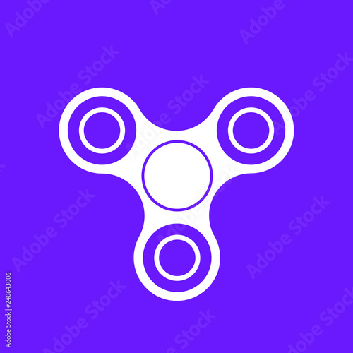 Illustration and icon of spinner hand