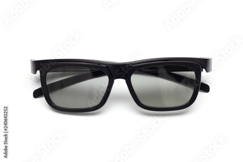 3d glasses, isolate on a white background.