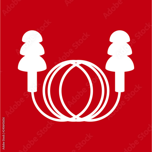 Illustration and icon of Protective earphones