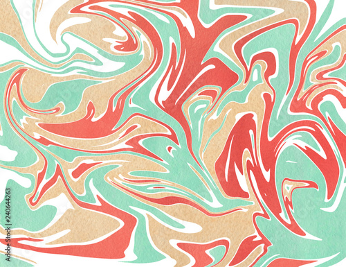 Abstract background. Watercolor marble texture.