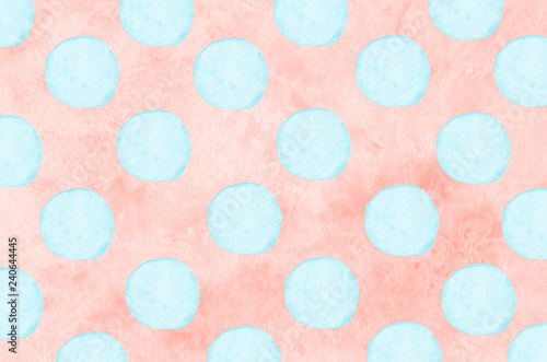 Watercolor hand painted pattern.