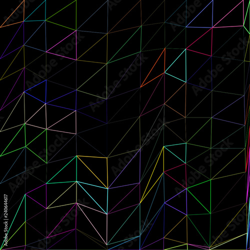 Abstrakter Low-Poly-Hintergrund aus Dreiecken