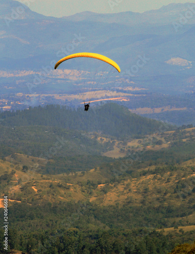 Paragliding in Minas Gerais lonely flight