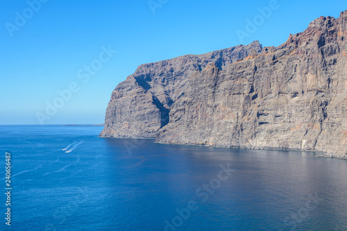 View of Los Gigantes cliffs. Tenerife  Canary Islands  Spain