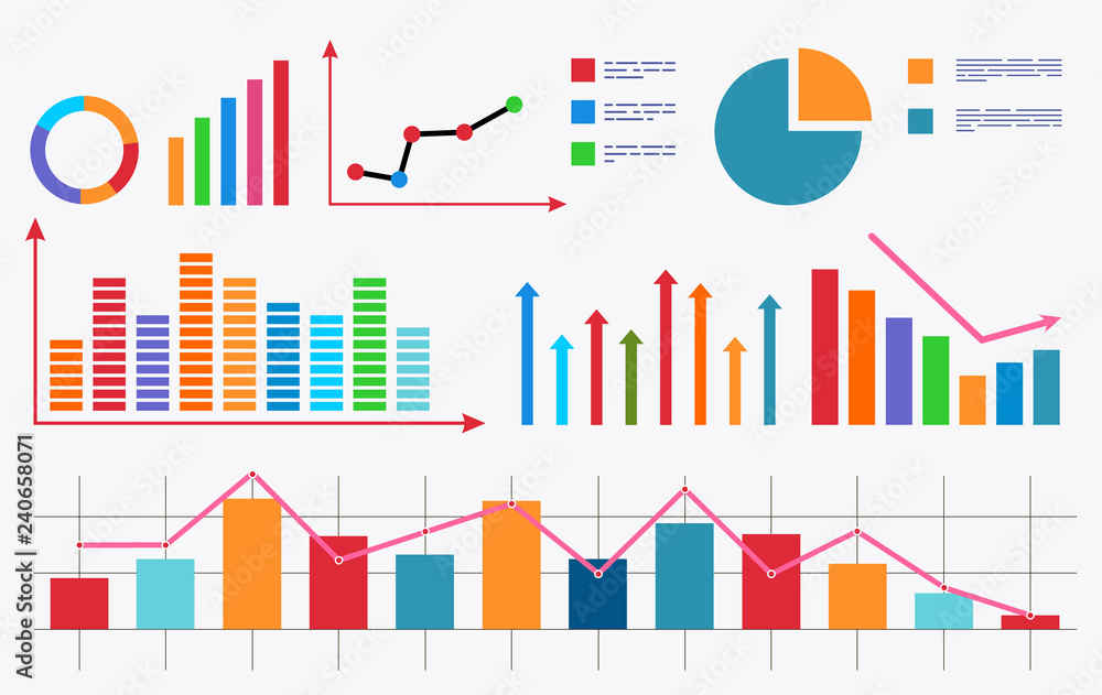 Chart. Analytical data. Vector stock illustration isolated Chart. Analytical data. Vector stock illustration isolated