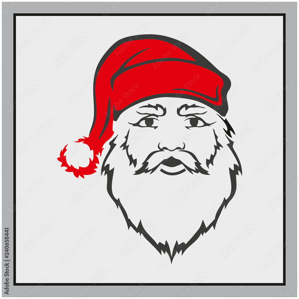 Santa claus vector, merry christmas Santa claus vector, merry christmas