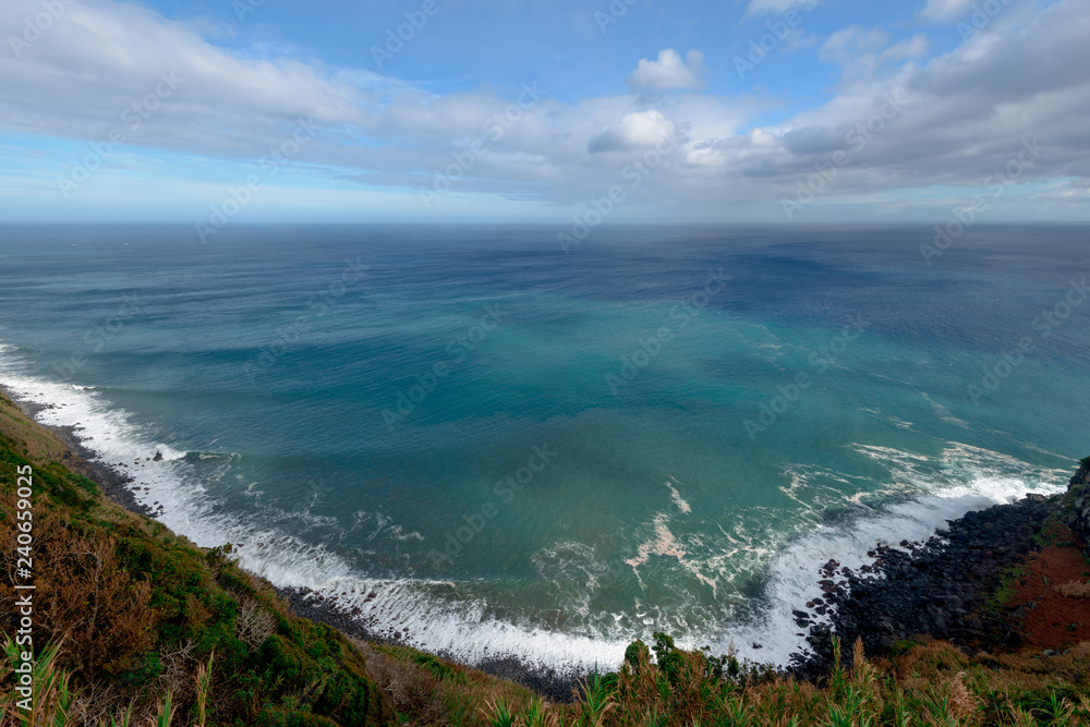 Beautiful View over Atlantic Ocean, Azores