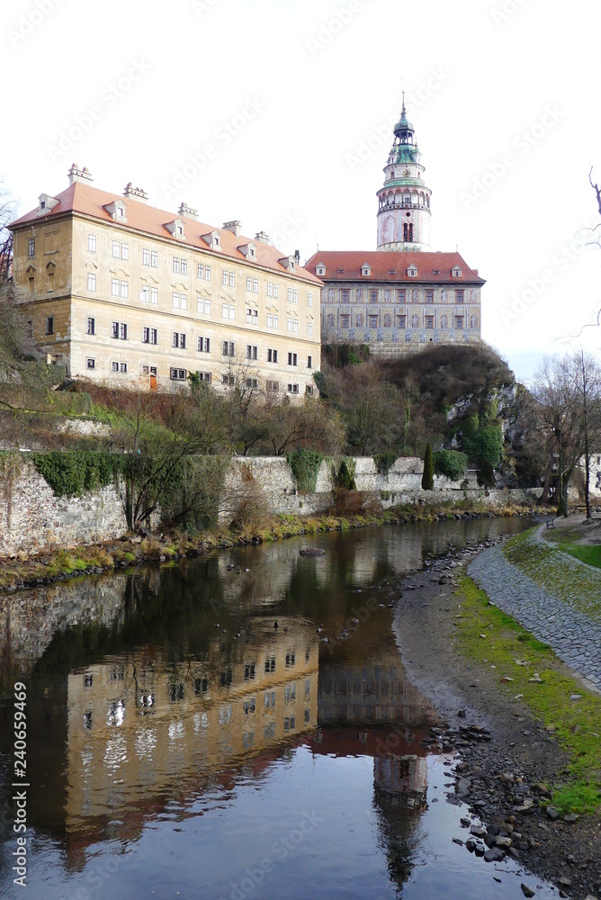 Blick auf Burg Kraum, Tschechien