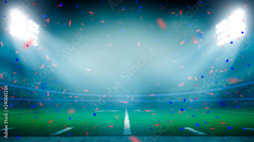 Foto American football field championship win celebration