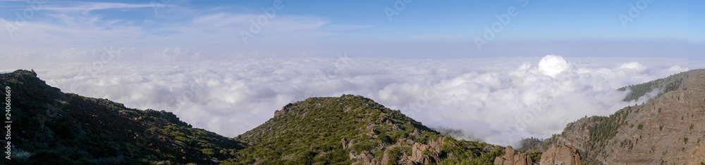 Roque de los Muchachos - Über den Wolken - Panorama