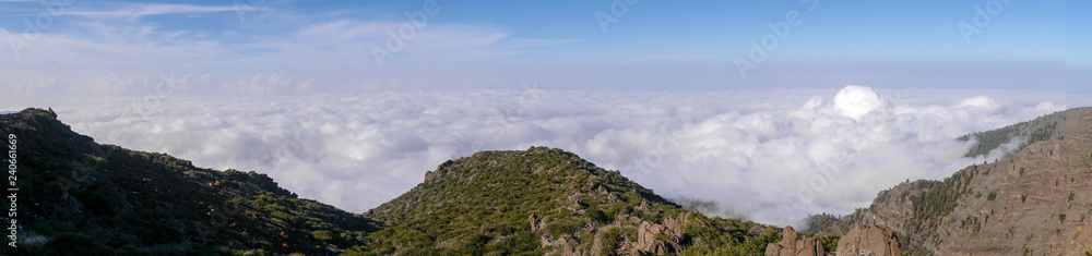 Roque de los Muchachos - Über den Wolken - Panorama Roque de los Muchachos - Über den Wolken - Panorama