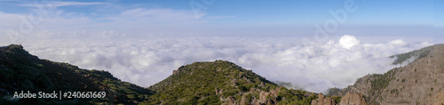 Roque de los Muchachos -   ber den Wolken - Panorama