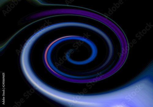 Abstract background in the form of a swirling glowing spiral on a black background.