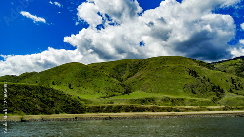 Wallpaper Mural Mountain Rivershore Widescreen Torontodigital.ca