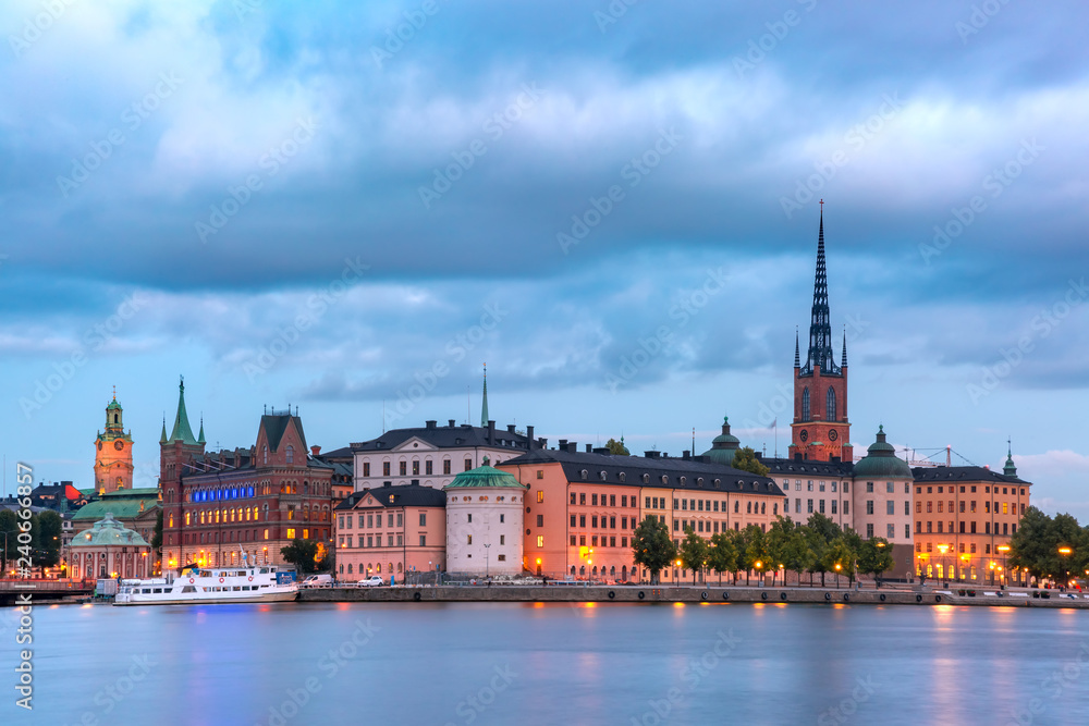 Naklejka premium Gamla Stan in Stockholm, Sweden