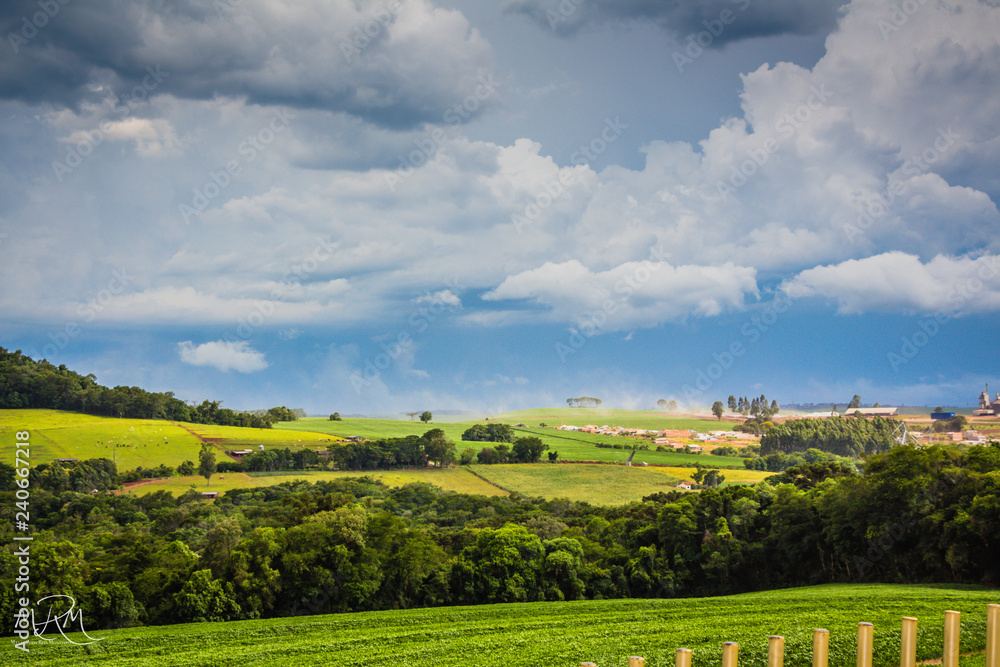 Naklejka premium Antes da chuva