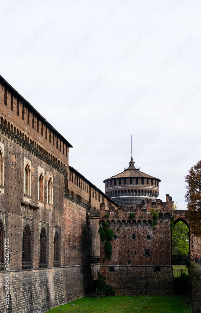 Ancient castle in Europe