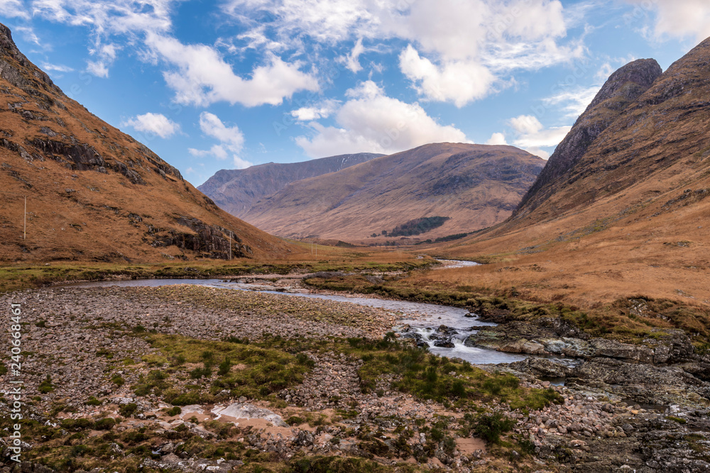 Scottish Mountain Glen View