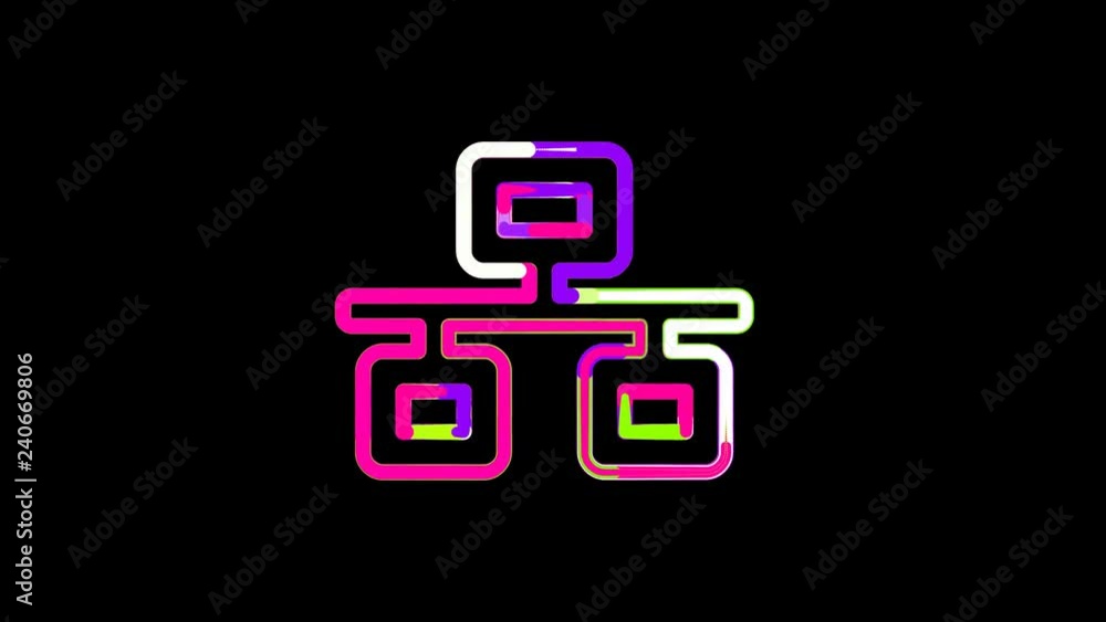 Circles gather in symbol network wired. After it crumbles in a line and moves to the camera. Alpha channel black Circles gather in symbol network wired. After it crumbles in a line and moves to the camera. Alpha channel black