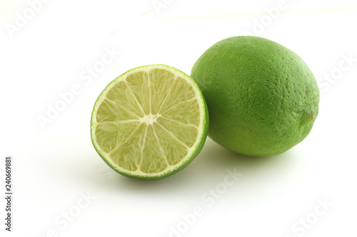 lime isolated on white background